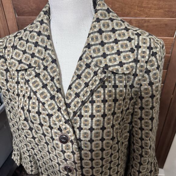 Jones Wear Blazer Womens Sz 16 Jacket Tweed Career Professional Work Office - Picture 3 of 8